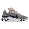 NIKE MEN'S REACT ELEMENT 55 CASUAL SHOES, GREY,2426035