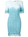 BALMAIN GRADIENT BOUCLÉ DRESS