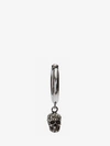 ALEXANDER MCQUEEN SKULL HOOP EARRING