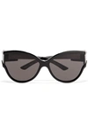 BALENCIAGA UNLIMITED CAT-EYE ACETATE SUNGLASSES