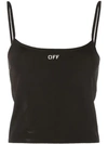 OFF-WHITE LOGO PRINT CAMI