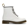 DR. MARTENS' WHITE 1460 BOOTS