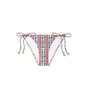 Tory Burch Gemini Link Printed String Bottom In Something Wild Stripe