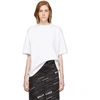 Balenciaga Oversized Embroidered Cotton-jersey T-shirt In White