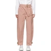 JW ANDERSON JW ANDERSON PINK BELTED ARMY TROUSERS