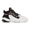 Y-3 Y-3 BLACK AND WHITE BYW B-BALL SNEAKERS