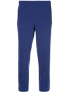 THEORY PLAIN CROPPED TROUSERS