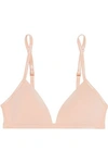 CALVIN KLEIN UNDERWEAR CALVIN KLEIN UNDERWEAR WOMAN STRETCH-COTTON SOFT-CUP TRIANGLE BRA BLUSH,3074457345620269815