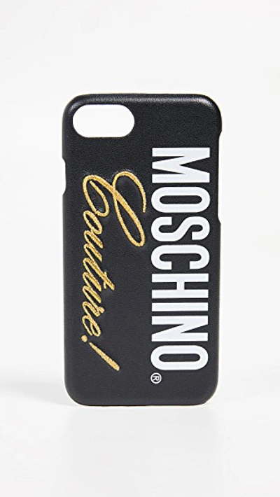 Moschino Couture! Iphone 7 / 8  Case In Black