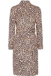 GIVENCHY GIVENCHY WOMAN LEOPARD-PRINT COTTON TRENCH COAT ANIMAL PRINT,3074457345618159405