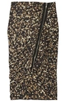 GIVENCHY CRYSTAL-EMBELLISHED ZIP-DETAILED RUCHED PRINTED JERSEY PENCIL SKIRT,3074457345618156805