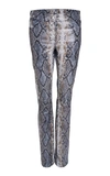Stand Studio Rina Snake-effect Leather Skinny Pants In Python