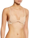 La Perla Souple Push-up Lace-trim Bra In Nude