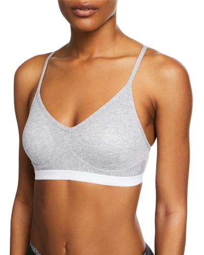 Cosabella Sportie Breeze Strappy Triangle Teen Bralette In Gray