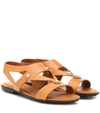 TOD'S LEATHER SANDALS,P00372077