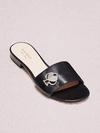 Kate Spade Ferry Slide Sandals In Black