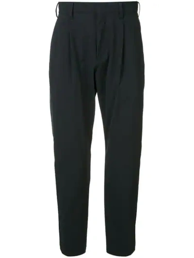 Attachment Cropped Tailored Trousers In Black