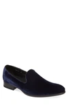 To Boot New York Men's Bolton Velvet Smoking Slippers In Blue
