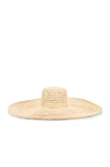 LOLA HATS LOLA HATS PERGOLA HAT IN NATURAL,LHAF-WA12