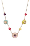 KATE SPADE CONFECTION FRONTAL NECKLACE,WBRUH225