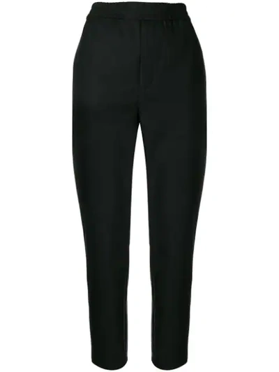 Saint Laurent Stretch Waist Slim-fit Trousers - 黑色 In Black