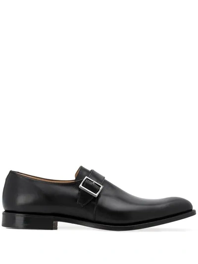 Church's Westbury Single Monk-strap Leather Shoes In Black