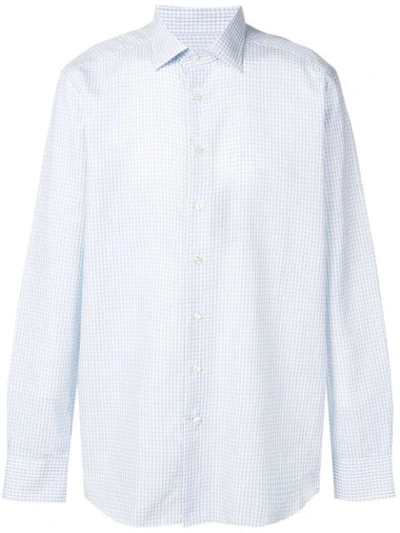 Etro Checked Shirt In White