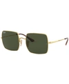 RAY BAN RAY-BAN UNISEX SUNGLASSES, RB1971 54 SQUARE 1971 CLASSIC
