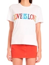 ALBERTA FERRETTI LOVE IS LOVE T-SHIRT,10827152