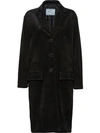 PRADA MIDI BUTTONED COAT