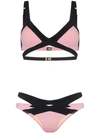 AGENT PROVOCATEUR MAZZY TRIANGLE CUTOUT BIKINI