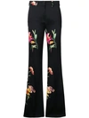 ETRO FLORAL PRINT FLARED TROUSERS