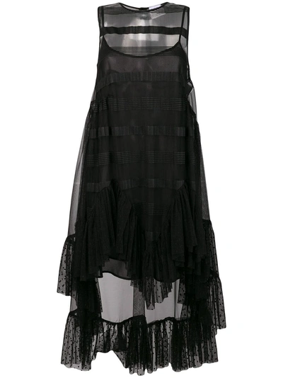 Ainea High-low Hem Dress - 黑色 In Black