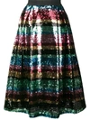 AINEA EMBELLISHED SEQUIN SKIRT