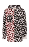 MARNI OVERSIZED PRINTED COTTON-JERSEY HOODED SHIRT,CUMU0008QM STN844