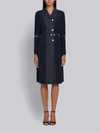 THOM BROWNE THOM BROWNE INSIDE-OUT COAT LINING DRESS,FDS947A0436013253063