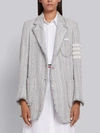 THOM BROWNE THOM BROWNE 4-BAR NARROW TWEED SACK JACKET,FBC500T0452913253015