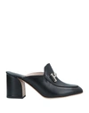 TOD'S TOD'S WOMAN MULES & CLOGS BLACK SIZE 4.5 LEATHER,11637230OI 14