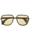 GUCCI AVIATOR-FRAME SUNGLASSES