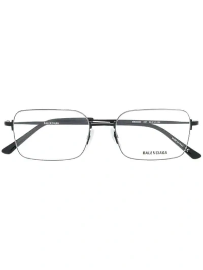 Balenciaga Eyewear Square-frame Glasses - 黑色 In Black