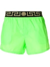 VERSACE VERSACE GRECA BORDER SWIM SHORTS - GREEN