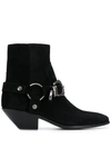 SAINT LAURENT CAMPERO BUCKLE BOOTS