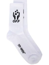 OFF-WHITE OFF-WHITE HANDS LOGO SOCKS