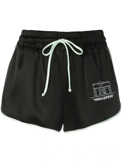Off-white Drawstring Track Shorts - 黑色 In Black