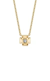 ARK MINI GATEWAYS 18K GOLD DIAMOND PENDANT,721166