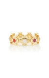 ARK NINE PLANET GATEWAYS 18K GOLD MULTI-STONE RING,721180