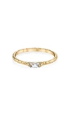 ARK PARIS 18K GOLD DIAMOND RING,721184