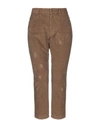 Dsquared2 Cropped Pants In Beige