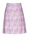 Blumarine Midi Skirts In Purple