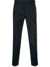 THOM BROWNE 4-BAR SKINNY-FIT TROUSERS